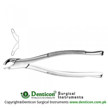 American Pattern Tooth Extracting Forcep Fig. 203 (For Lower Incisors, Canines and Premolars) Stainless Steel, Standard